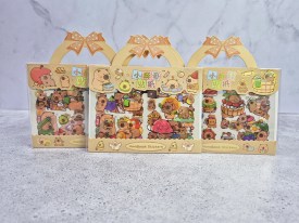 Pack 3 stickers CAPIBARA
